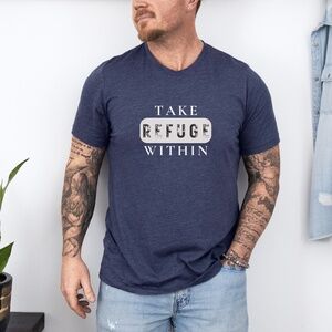 NWOT "Take Refuge Within" Tee
